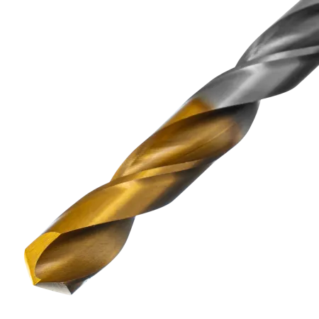 Сверло спиральное по металлу DENZEL 9 x 125 мм, Р6М5, Golden Tip
