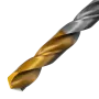 Сверло спиральное по металлу DENZEL 9 x 125 мм, Р6М5, Golden Tip