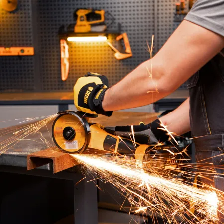 Машина углошлифовальная аккумуляторная бесщеточная DENZEL BLG-IB-18-125-4, Li-ion, 18 В