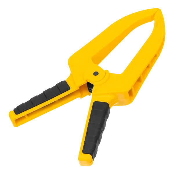 Струбцина клещеобразная DENZEL удлиненная 50 х 80 мм двухкомпонентные рукоятки