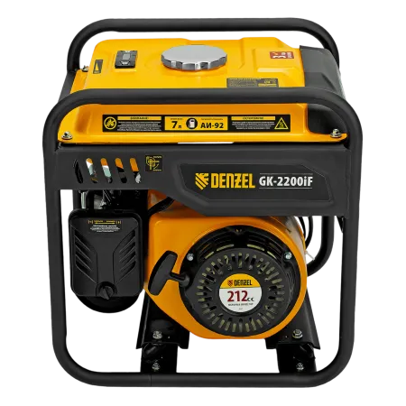Генератор инверторный DENZEL GK-2200iF, 2,2 кВт, 230 В, ручной старт