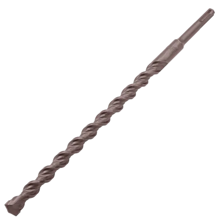 Бур по бетону DENZEL 705039, 16 x 310 мм, двойная спираль, три пылеотводящие кромки