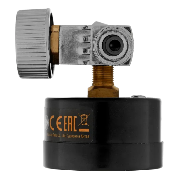 Регулятор давления с манометром DENZEL для краскораспылителя K1500, 12 бар, 1/4"