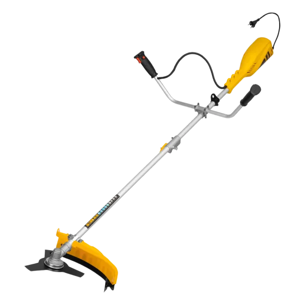 Триммер электрический DENZEL TE-1400, 1400 Вт, 420 мм, катушка + диск, разборная штанга