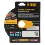 Диск алмазный отрезной DENZEL ф230 х 22,2 мм, Сегментный, сухое резание, HWD92