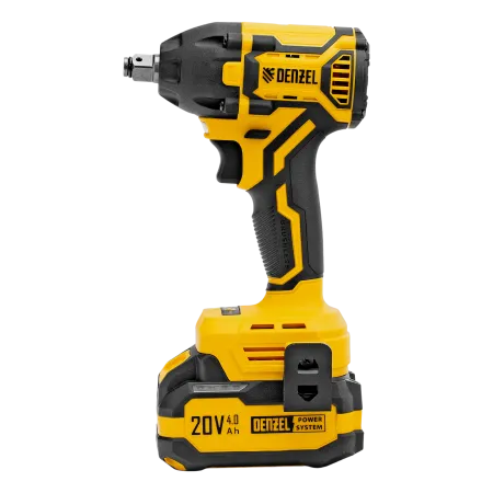 Гайковерт ударный аккумуляторный бесщет. DENZEL CIWH-BL-20-350, Li-Ion, 20 В