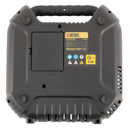 Компрессор воздушный DENZEL DL1100, 1.1 кВт, 180 л/мин, с набором аксессуаров