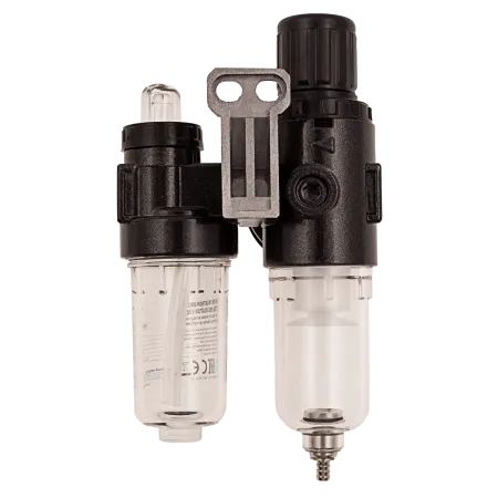 Блок подготовки воздуха регулятор-фильтр-лубрикатор DENZEL FLR1500, 10 бар, 1500 л/мин, 1/4