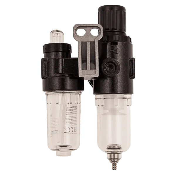 Блок подготовки воздуха регулятор-фильтр-лубрикатор DENZEL FLR1500, 10 бар, 1500 л/мин, 1/4