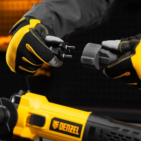 Машина шлифовальная угловая DENZEL AGB125-1700, 1700 Вт, 125 мм, 3000-11000 об/мин