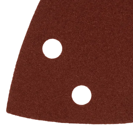 Треугольник абразивный на ворc. подложке под "липучку", перф., P 150, 150х150х100 мм, 5 шт. Denzel