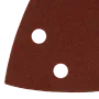 Треугольник абразивный на ворc. подложке под "липучку", перф., P 150, 150х150х100 мм, 5 шт. Denzel
