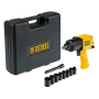 Пневмогайковерт ударный DENZEL IW860+набор головок, 1/2, 7000 об/мин, 868 Нм
