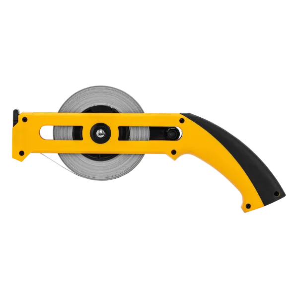 Рулетка геодезическая DENZEL 30 м х 13 мм, открытый корпус, металлическая лента