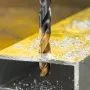 Сверло спиральное по металлу DENZEL 8 x 117 мм, Р6М5, Golden Tip