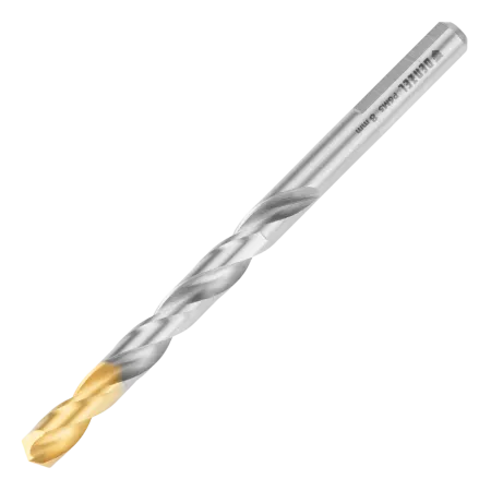 Набор сверл по металлу DENZEL, 2-8 мм, Р6М5-TiN, Golden Tip, 6 шт