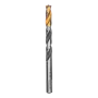 Сверло спиральное по металлу DENZEL 10 x 133 мм, Р6М5, Golden Tip, многогранная заточка