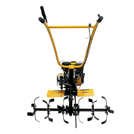 Мотоблок DENZEL DPT-270SB, 7 л.с., ремен.сцеп, фрез 3х4, ШОМ, без колес, передачи 2В/1Н