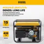 Генератор бензиновый DENZEL GE 6900, 5.5 кВт, 220 В/50 Гц, 25 л, ручной старт