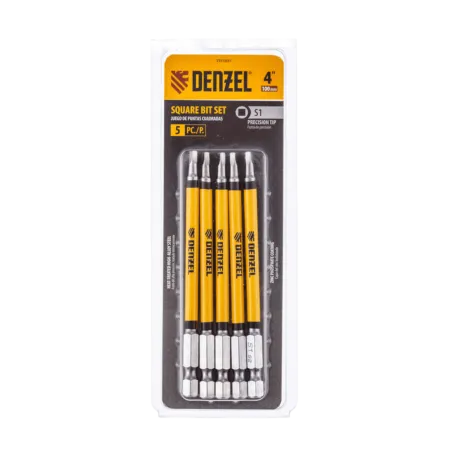 Набор бит DENZEL S1x100 мм, 5 шт.