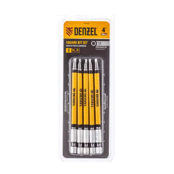 Набор бит DENZEL S1x100 мм, 5 шт.