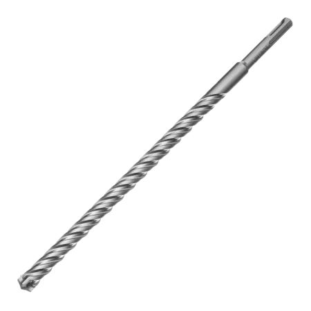 Бур по бетону DENZEL, цельная крестовая пластина, 14x315 мм, SDS PLUS