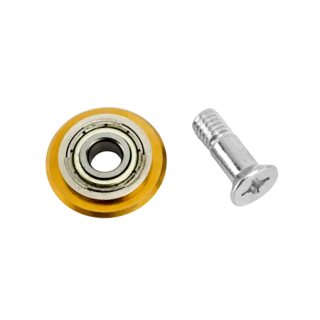 Ролик режущий с подшипником для плиткореза DENZEL 22х6х6мм, TiN