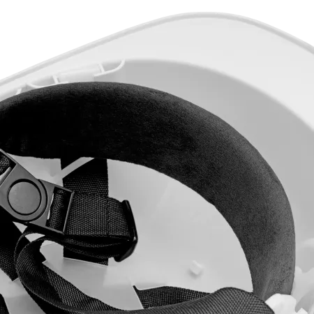 Каска защитная ударопрочная DENZEL ABS/PC, плавная регулировка, модель «Форвард» (К-05), белая