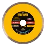 Диск алмазный сплошной DENZEL супертонкий, 200 х 25,4 мм, горячее прессование, мокрое резание