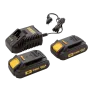 Аккумуляторная дрель-шуруповерт DENZEL CDL-IB-18-02, 18 В, Li-Ion, 2 x 1.5 Ач