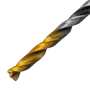 Сверло спиральное по металлу DENZEL 4,2 x 75 мм, Р6М5, Golden Tip, многогранная заточка