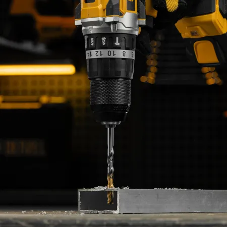 Сверло спиральное по металлу DENZEL 6,5 x 100 мм, Р6М5, Golden Tip