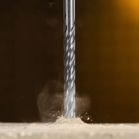 Бур по бетону DENZEL, цельная крестовая пластина, 8x165 мм, SDS PLUS