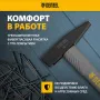 Молоток слесарный DENZEL 200 г, кованый, фибергласовая  рукоятка c TPR покрытием