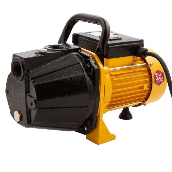 Насос садовый поверхностный DENZEL GP1100C, 1100 Вт, 4500 л/ч, высота подъема 46 м