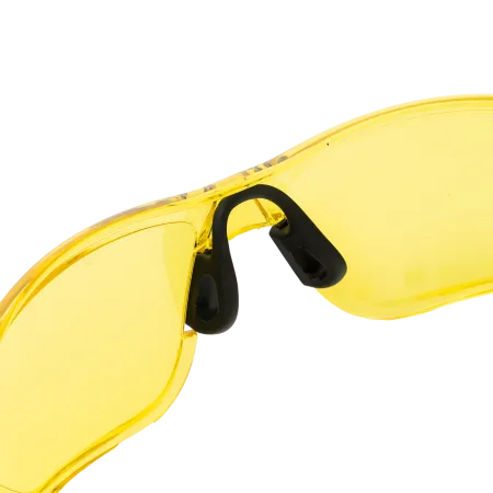 Очки защитные DENZEL открытые, поликарбонатные, желтая линза