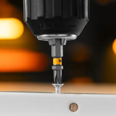 Бита DENZEL PH2х50, сталь S2, 30 шт., шестигранный профиль, пластиковая коробка, Е 6,3