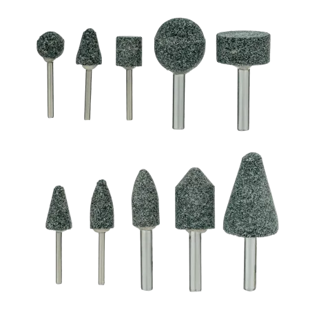 Набор шарошек DENZEL для дрели (ПШМ), 10 шт