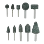 Набор шарошек DENZEL для дрели (ПШМ), 10 шт