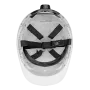 Каска защитная ударопрочная DENZEL ABS/PC, плавная регулировка, модель «Форвард» (К-05), белая