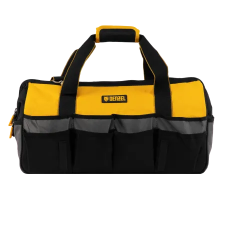Сумка для инструмента DENZEL 500х245х300 мм, 20 карман.,съемный органайз. 10 карман.,наплеч. рем.