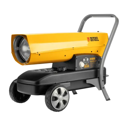 Дизельная тепловая пушка DENZEL DHG-45i, 45 кВт, 1000 м3/ч, прямой нагрев, электронный термостат