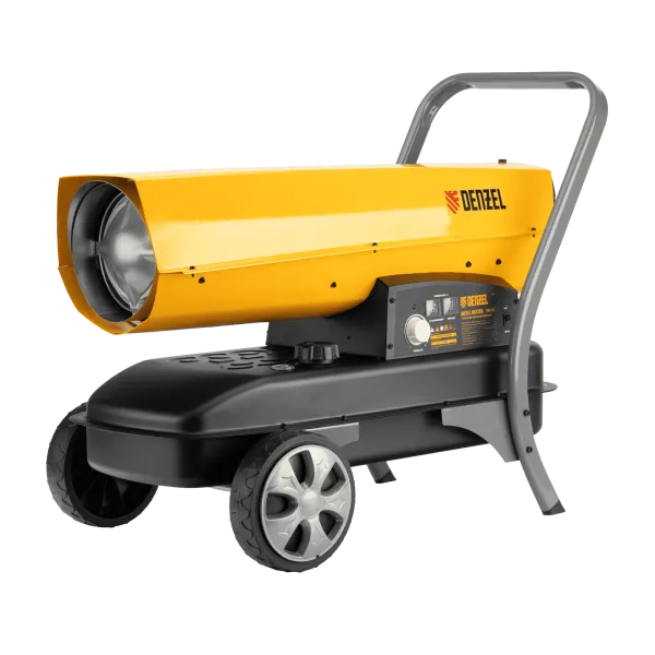Дизельная тепловая пушка DENZEL DHG-45i, 45 кВт, 1000 м3/ч, прямой нагрев, электронный термостат
