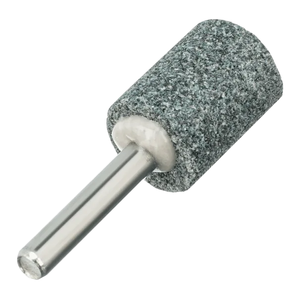 Шарошка абразивная DENZEL цилиндр, 19 x 25 мм, для дрели, хвостовик d6 мм, 63С