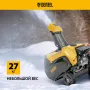 Снегоуборщик бензиновый DENZEL SB 460 E, 99cc, эл.старт, шнек SnowCrusher