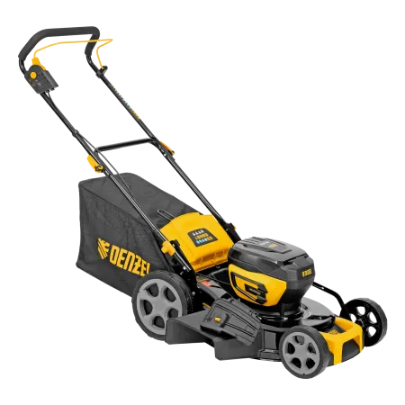Газонокосилка аккумуляторная бесщет. DENZEL DLM-460, 460 мм, травосб. 65 л., Li-Ion, 40 В