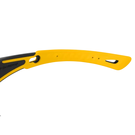 Очки защитные DENZEL открытые, поликарбонатные, дымчатая линза, 2х комп.дужки