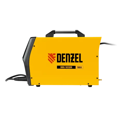 Аппарат инвертор DENZEL. полуавтомат. cварки IMIG-185SDR, 180 А, ПВ 60%, катушка 5 кг