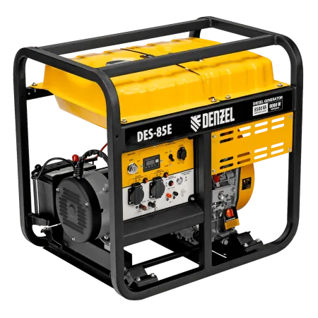 Генератор дизельный DENZEL DES-85E, 8,5 кВт, 230 В, 16 л, электростартер