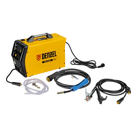Аппарат инвертор DENZEL. полуавтомат. cварки IMIG-185SDR, 180 А, ПВ 60%, катушка 5 кг